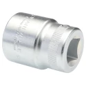 STAHLWILLE 3/4 in Drive 33 mm 6 Point Square Chrome Plated Steel Socket, 60mm Overall Length 05010033