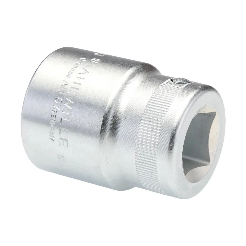 STAHLWILLE 3/4 in Drive 33 mm 6 Point Square Chrome Plated Steel Socket, 60mm Overall Length 05010033