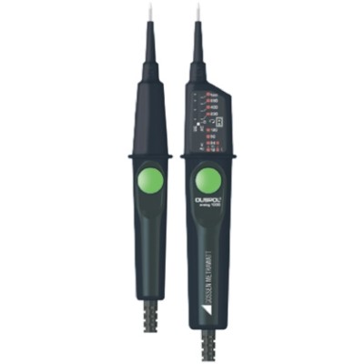 Gossen Metrawatt DUSPOL analog 1000 LED Voltage Tester 1000V AC/DC Battery Powered CAT IV CAT III M611D