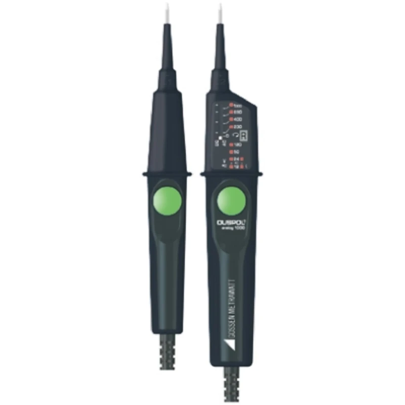 Gossen Metrawatt DUSPOL analog 1000 LED Voltage Tester 1000V AC/DC Battery Powered CAT IV CAT III M611D