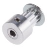 RS PRO Timing Belt Pulley Aluminium 6.4 mm Belt Width 2 mm Pitch 12 Tooth P12MXL025FB