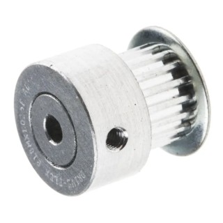 RS PRO Timing Belt Pulley Aluminium 6.4 mm Belt Width 2 mm Pitch 18 Tooth P18MXL025FB
