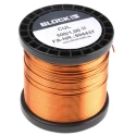 Block Enamelled Copper Wire 1 mm OD, 0.82 mm² Cross Section, 56 m Reel CUL 500/1,00