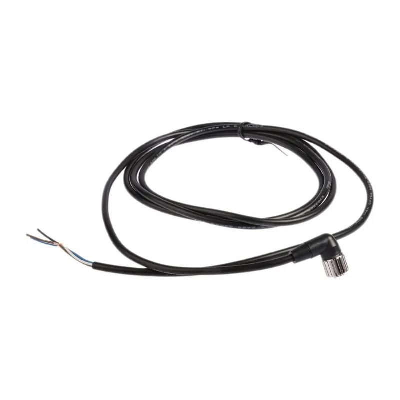 Omron Sensor Actuator Cable Female 4-Way Right Angle Connector Polyurethane PVC Jacket 125V DC 2m XS2F-M12PVC4A2M