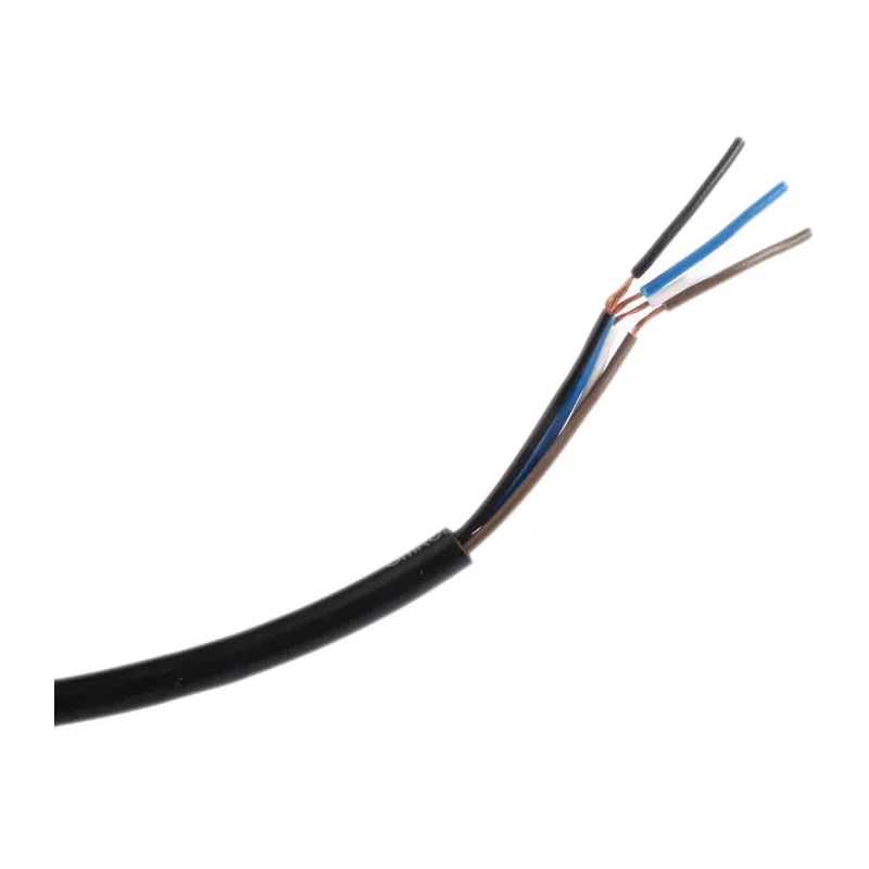 Omron Sensor Actuator Cable Female 4-Way Right Angle Connector Polyurethane PVC Jacket 125V DC 2m XS2F-M12PVC4A2M