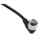 Omron Sensor Actuator Cable Female 4-Way Right Angle Connector Polyurethane PVC Jacket 125V DC 2m XS2F-M12PVC4A2M