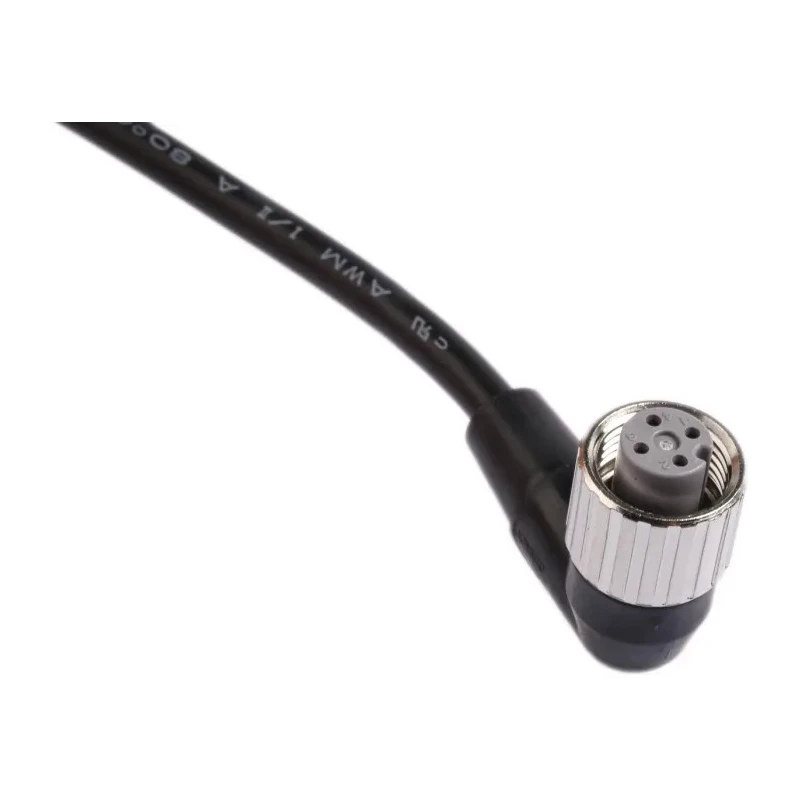 Omron Sensor Actuator Cable Female 4-Way Right Angle Connector Polyurethane PVC Jacket 125V DC 2m XS2F-M12PVC4A2M