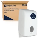 Aquarius Plastic White Wall Folded Towel Hand Towel Dispenser 274 mm x 418 mm x 399 mm 6945