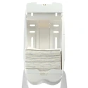 Aquarius White Plastic Toilet Paper Dispenser 170 mm Depth x 350 mm Height x 380 mm Width 6946