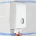Aquarius White Plastic Toilet Paper Dispenser 170 mm Depth x 350 mm Height x 380 mm Width 6946