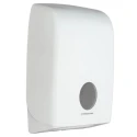 Aquarius Plastic White Wall Folded Towel Hand Towel Dispenser 274 mm x 418 mm x 399 mm 6945
