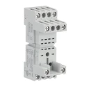 ABB 250V 16A Switching Current DIN Rail Relay Socket for CR-P Series PCB Relays 1SVR405651R1000 CR-M2SS