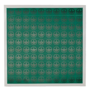 RS PRO Green Black Vinyl Safety Label Symbol Text 12.5 mm x 12.5 mm 776-0939