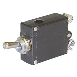 TE Connectivity Thermal Circuit Breaker 30A, 1-Pole, Direct Mount, Toggle Switch Reset W31-X2M1G-30