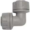 Polyplumb Plastic Pipe Fitting 90° Elbow 15 mm Polybutylene United Kingdom PB115-10RS