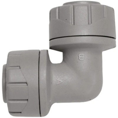 Polyplumb Plastic Pipe Fitting 90° Elbow 15 mm Polybutylene United Kingdom PB115-10RS