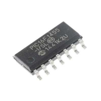 Microchip 8 bit PIC PIC16F Microcontroller 48 MHz 14kB FLASH 14-Pin SOIC PIC16F1455-I/SL