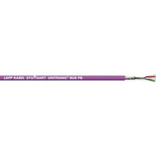 Lapp UNITRONIC BUS PB FC Data Cable 2 Cores 0.64 mm² CSA Screened 8 mm OD PVC Purple Sheath 100 m 250V 2170820