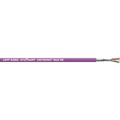 Lapp UNITRONIC BUS PB FC Data Cable 2 Cores 0.64 mm² CSA Screened 8 mm OD PVC Purple Sheath 100 m 250V 2170820