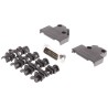 MH Connectors 15 Way 45° D-Sub Connector Plastic Housing, 250V, 5A Current MHD45PPK
