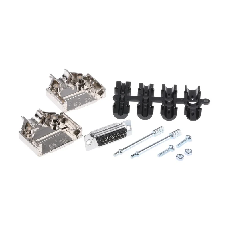 MH Connectors 15 Way Straight D-Sub Connector 250V 5A MHDTPK15-DB15P-K