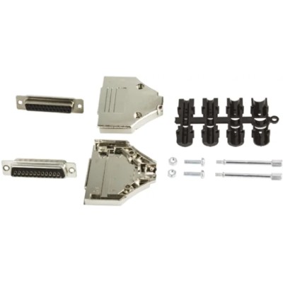 MH Connectors 25 Way Straight D-Sub Connector Female 250V 5A Fibreglass Reinforced PET MHDTPK25-DB25S-K