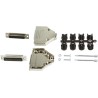 MH Connectors 25 Way Straight D-Sub Connector Female 250V 5A Fibreglass Reinforced PET MHDTPK25-DB25S-K
