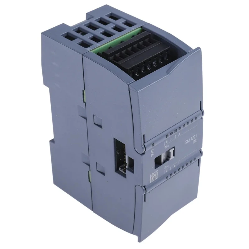 Siemens Digital PLC I/O Module 8 Digital Inputs, 24 V DC Supply, Compact 45x100x75mm Housing 6ES7221-1BF32-0XB0