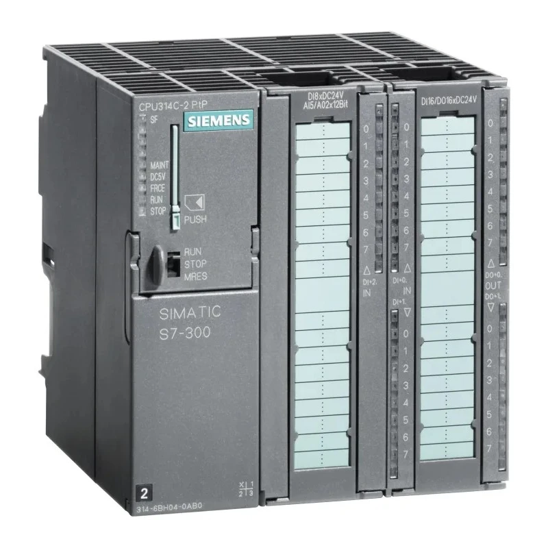 Siemens SIMATIC S7-300 Series PLC CPU 28-Input (Analogue, Digital), 18 Outputs (Digital, Analogue) 6ES7314-6BH04-0AB0