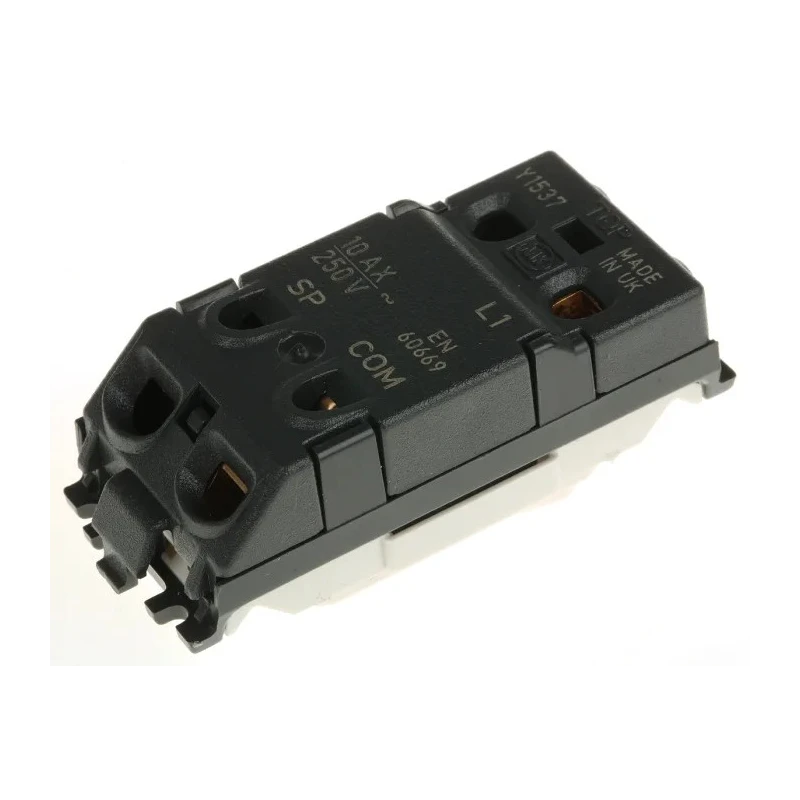MK Electric 1 Way White 10A Switch Insert Module Arteor Series K4881WHI