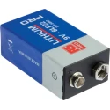 RS PRO 9V Lithium Manganese Dioxide Battery 1.2Ah Standard Termination Model 784-5992