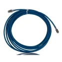 Molex CES Shielded Cat6 Ethernet Cable, Low Smoke Zero Halogen Jacket, Blue, 7 m, Terminated, 26 AWG Stranded Copper 