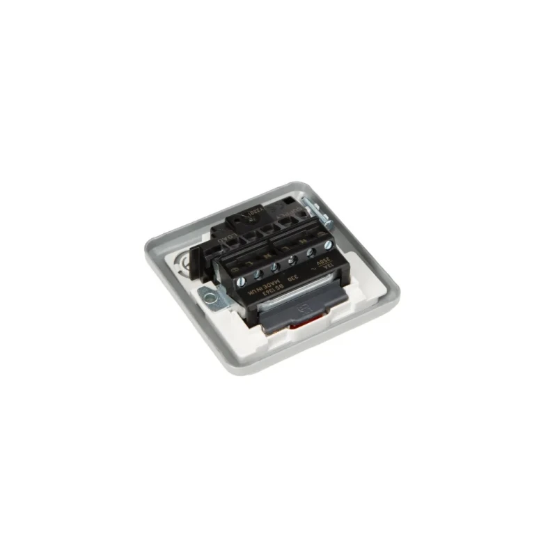 MK Electric 13A 1 Gang Fused Spur with Neon Indicator, Surface Mount, UK Standard K983ALM