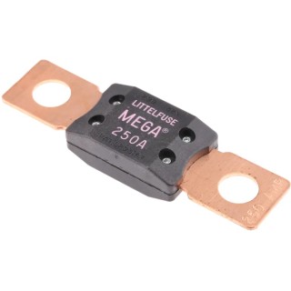 Littelfuse MEGA Time Delay Pink Car Fuse 250A 32V dc Polyphthalamide Body 0298250.ZXEH