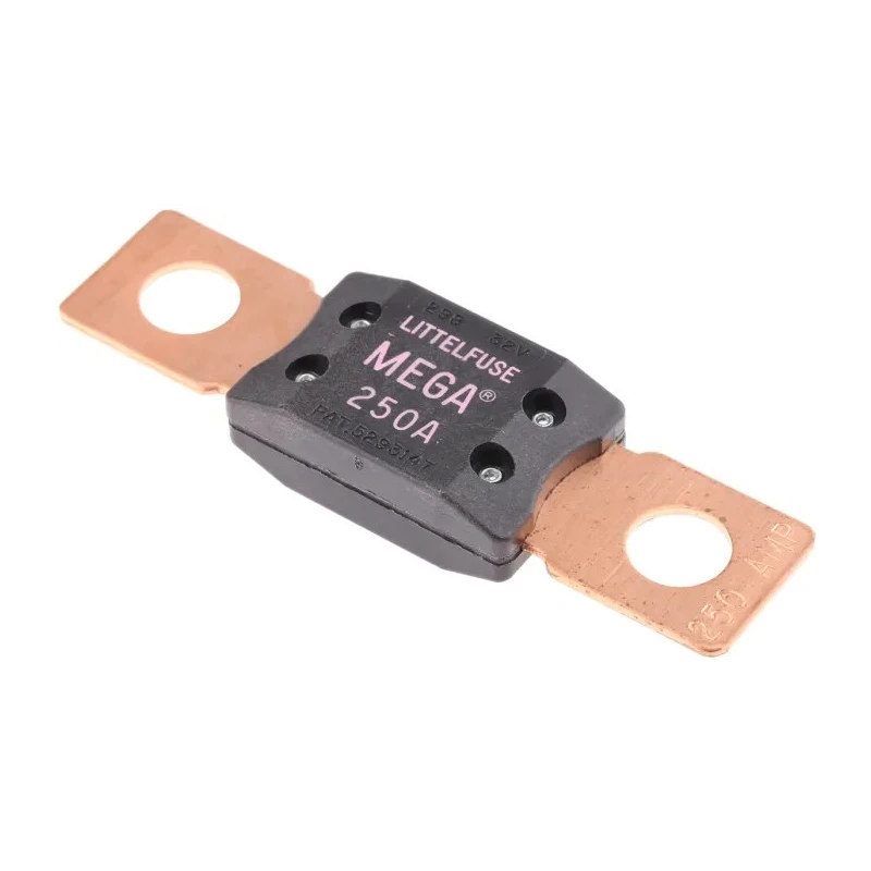 Littelfuse MEGA Time Delay Pink Car Fuse 250A 32V dc Polyphthalamide Body 0298250.ZXEH