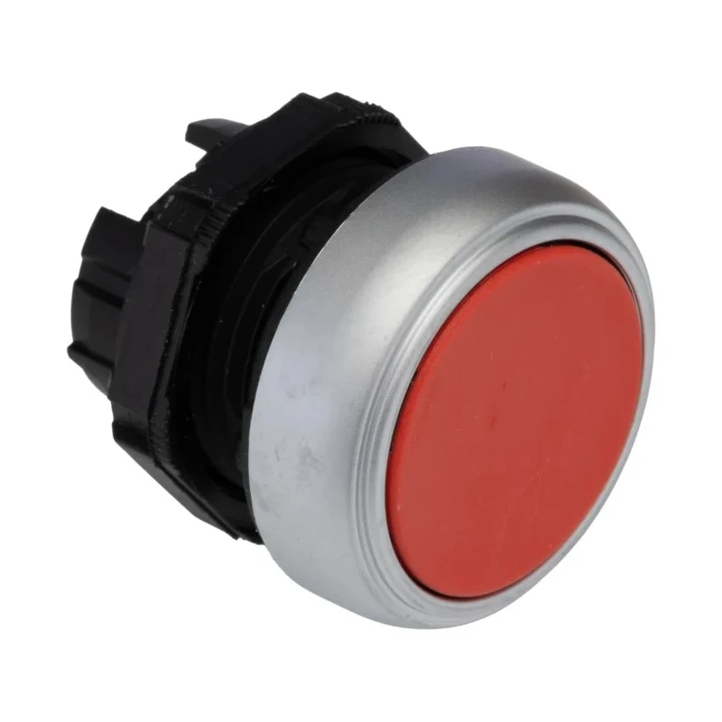 Lovato Electric Platinum Series Red Spring Return Push Button Head, 22 mm Cutout, IP69K, IP67, IP66 LPCB104