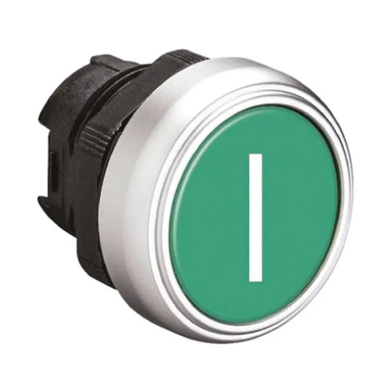 Lovato Electric Platinum Series Green Spring Return Push Button Head 22 mm Cutout IP66 IP67 IP69K LPCB1113