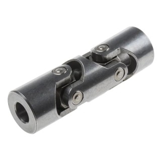 RS PRO Steel Universal Joint, Double Needle Roller, Bore 10mm, Hub Diameter 22mm, Length 74mm, Peak Torque 200Nm 790-6807