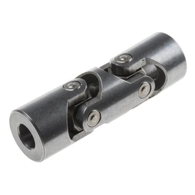 RS PRO Steel Universal Joint, Double Needle Roller, Bore 10mm, Hub Diameter 22mm, Length 74mm, Peak Torque 200Nm 790-6807