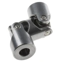 RS PRO Steel Universal Joint, Double Needle Roller, Bore 10mm, Hub Diameter 22mm, Length 74mm, Peak Torque 200Nm 790-6807