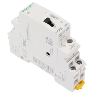 Schneider Electric DIN Rail Power Relay 230V AC Coil 240V AC Coil, 16A Switching Current, DPST, Acti9 iTL Series A9C30812