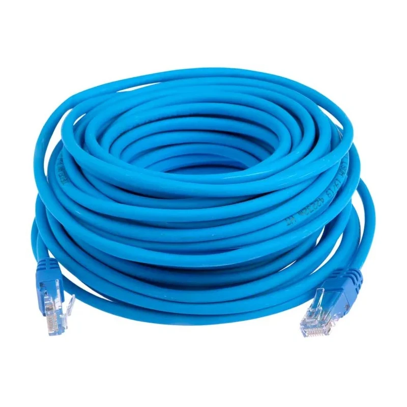 RS PRO Cat5e Ethernet Cable, 15 m, Blue RJ45 Male to RJ45 Male, U/UTP Low Smoke Zero Halogen 791-6993