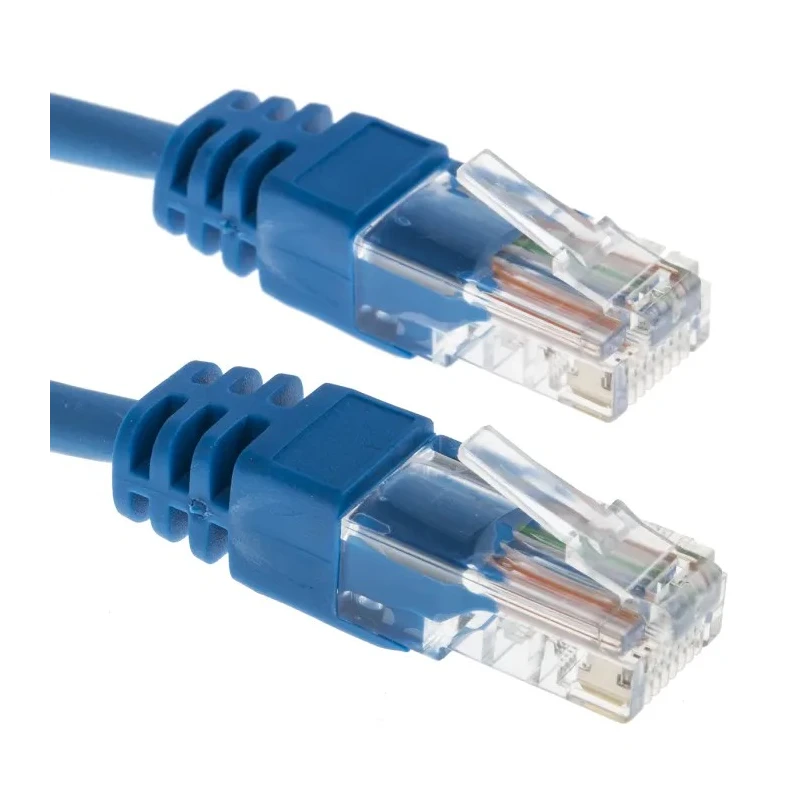 RS PRO Cat5e Ethernet Cable 25 m Blue RJ45 Male to RJ45 Male U/UTP Low Smoke Zero Halogen 791-7009