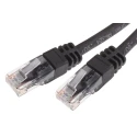 RS PRO Cat6 Ethernet Cable 25 m Black RJ45 Male to RJ45 Male U/UTP Low Smoke Zero Halogen 791-7078
