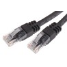 RS PRO Cat6 Ethernet Cable 25 m Black RJ45 Male to RJ45 Male U/UTP Low Smoke Zero Halogen 791-7078