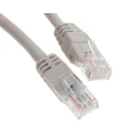 RS PRO Cat6 Ethernet Cable 30m Grey RJ45 Male to RJ45 Male U/UTP Low Smoke Zero Halogen 791-7107
