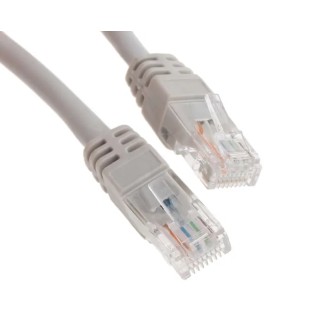 RS PRO Cat6 Ethernet Cable 30m Grey RJ45 Male to RJ45 Male U/UTP Low Smoke Zero Halogen 791-7107