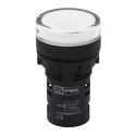 RS PRO Panel Mount White LED Pilot Light 22 mm Cutout 12 V ac/dc IP65 Round 791-8579