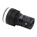 RS PRO Panel Mount White LED Pilot Light 22 mm Cutout 12 V ac/dc IP65 Round 791-8579