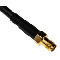 Mobilemark CA120/195 Series Coaxial Cable Female SMA to Female SMA 3 m 50 Ω Black PVC Jacket CA120